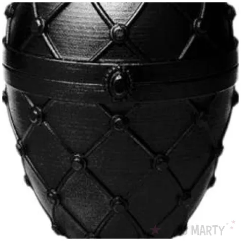 swieca jajo faberge xxl czarna candellana