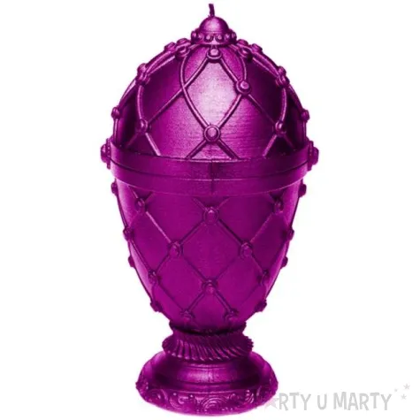 swieca jajo faberge xxl rozowa candellana
