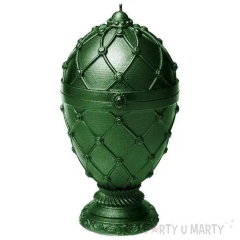 swieca jajo faberge xxl zielona candellana