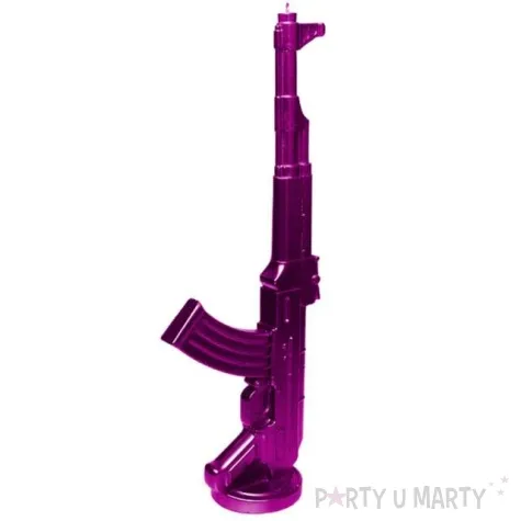 swieca kalasznikow xxl rozowy metalik candellana