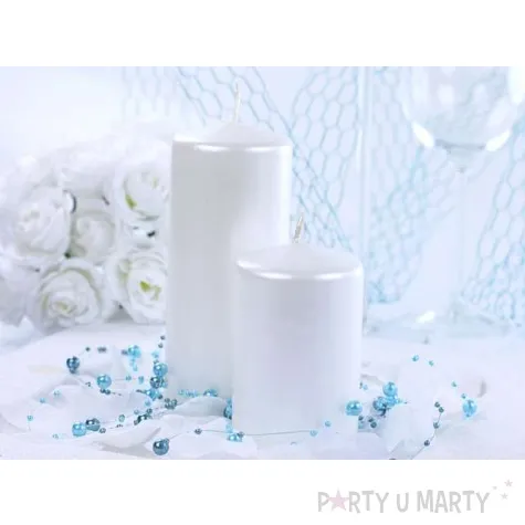 swieca klubowa 100 65 metalik perlowa 6szt 1 op