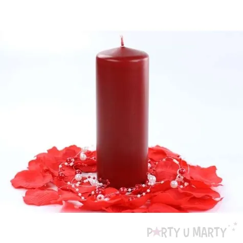 swieca klubowa 150 60 matowa bordo 6szt 1op