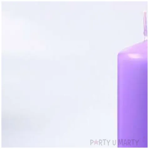 swieca klubowa 150 60 matowa wrzos 6szt 1op