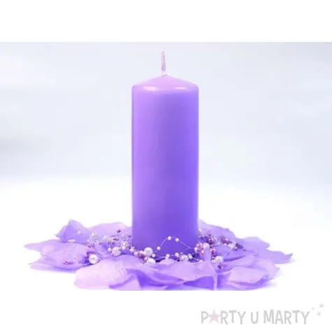 swieca klubowa 150 60 matowa wrzos 6szt 1op