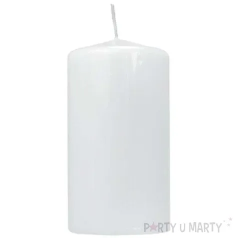 swieca klubowa lakierowana 120x60 mm biala 6 szt