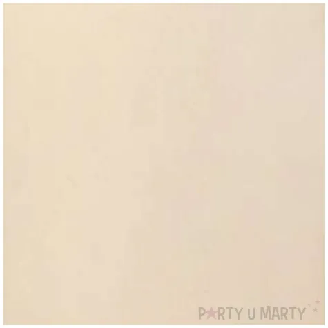 swieca klubowa matowa 100x65 mm kremowa 6 szt