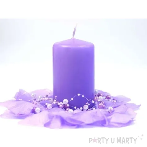 swieca klubowa matowa 100x65 mm wrzosowa 6 szt