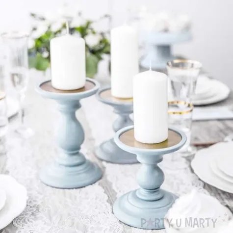 swieca klubowa matowa 120x60 mm biala 6 szt