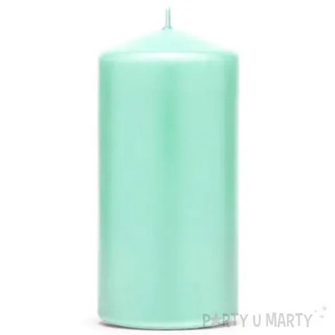 swieca klubowa matowa 120x60 mm mietowa 6 szt