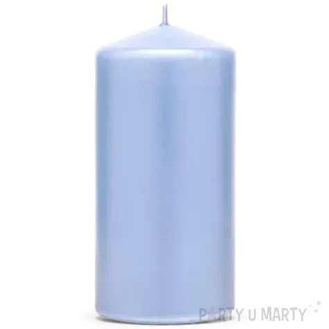 swieca klubowa matowa 120x60 mm niebiesko szara 6 szt