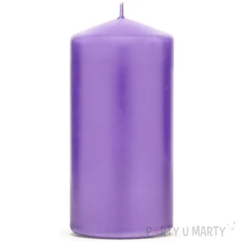 swieca klubowa matowa 120x60 mm wrzosowa 6 szt