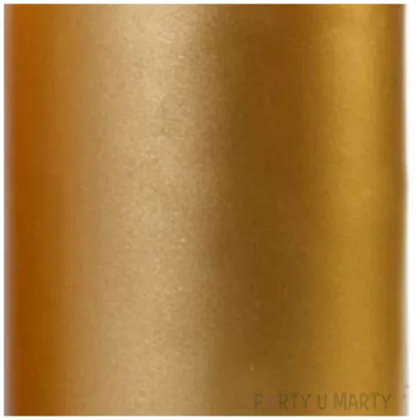 swieca klubowa metalik 100x65 mm zlota 6 szt