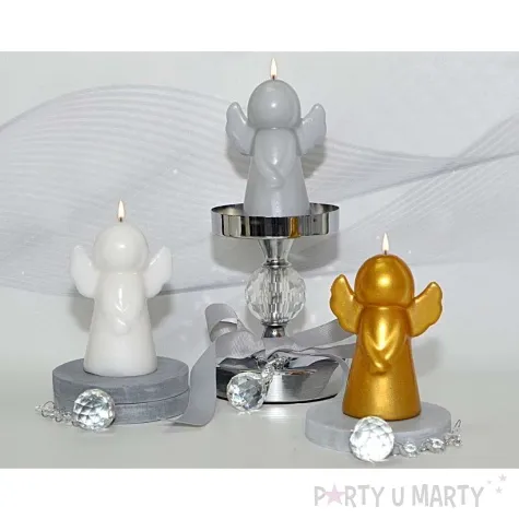 swieca komunijny aniolek biala adpal 115 80 mm