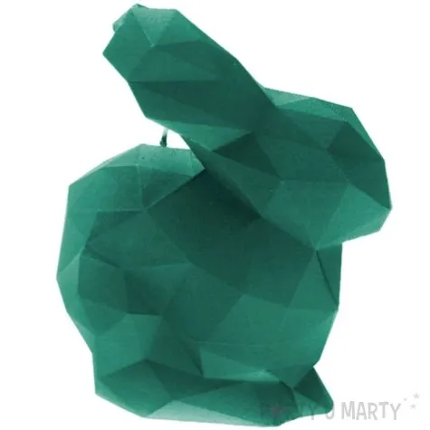 swieca krolik xxl turkusowa candellana