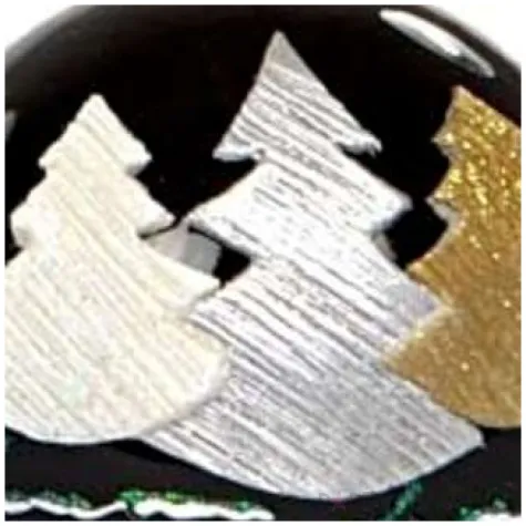 swieca kula choinki czarna adpal 80 mm