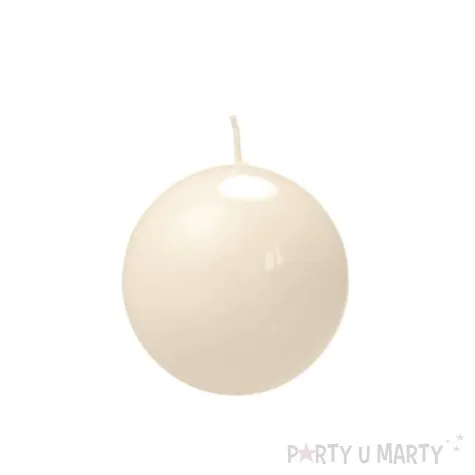 swieca kula fi 100 lakier ecru 6 szt