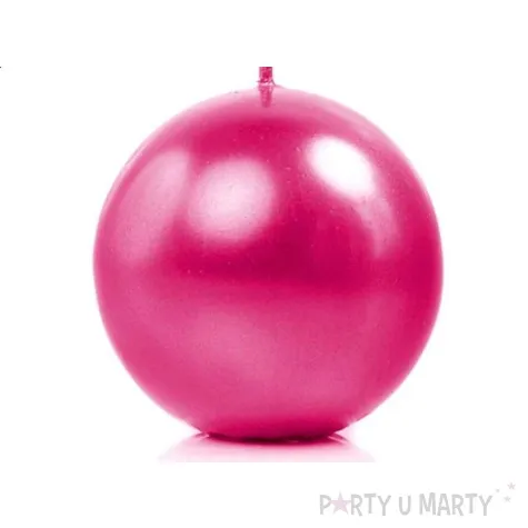 swieca kula fi 100 metalik amarant 6 szt 1op