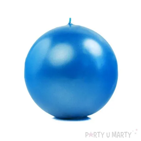 swieca kula fi 100 metalik c turkus 6szt 1op