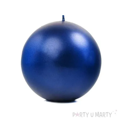 swieca kula fi 100 metalik granat 6 szt 1op