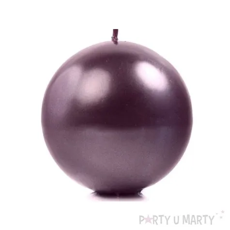 swieca kula fi 100 metalik sliwka 6 szt 1op