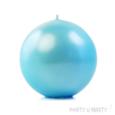 swieca kula fi 100 metalik turkus 6 szt 1op