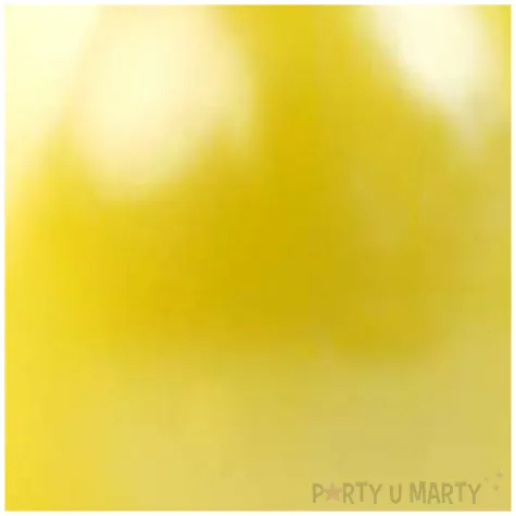 swieca kula fi 100 metalik zolty 6 szt 1op