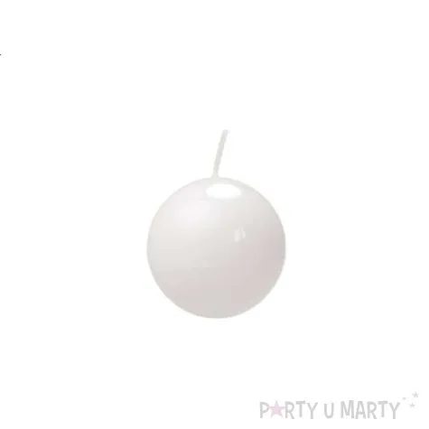 swieca kula fi 45 lakier biala 20 szt