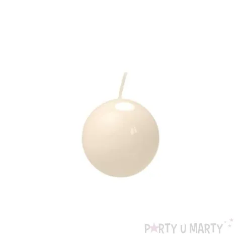 swieca kula fi 45 lakier ecru 20 szt