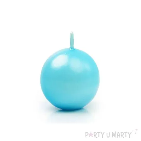 swieca kula fi 45 metalik turkus 20szt 1 op