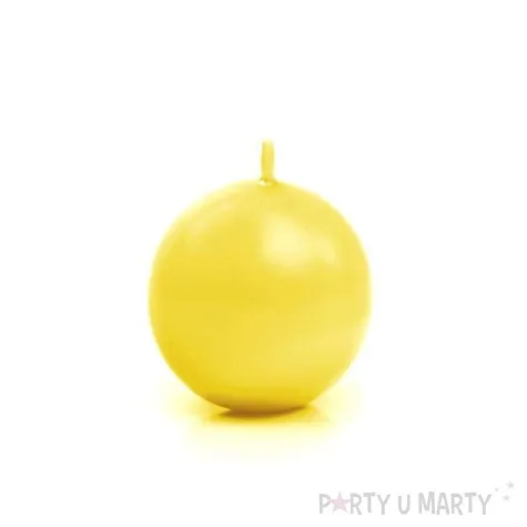 swieca kula fi 45 metalik zolty 20szt 1 op