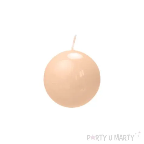 swieca kula fi 60 lakier jasny karmel 10 szt