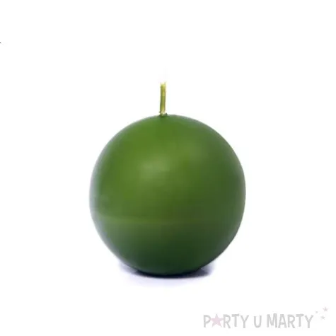 swieca kula fi 60 matowa z oliwka 10 szt 1o