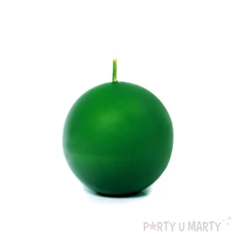 swieca kula fi 60 matowa zielona 10 szt 1 op