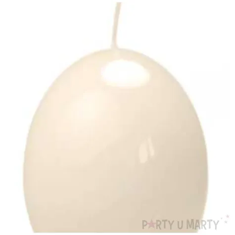 swieca kula fi 80 lakier ecru 6 szt