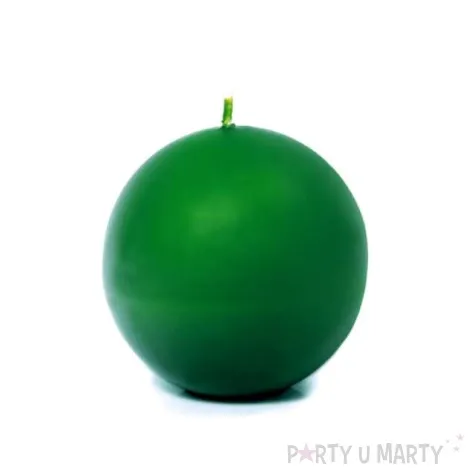 swieca kula fi 80 matowa zielona 6 szt 1 op