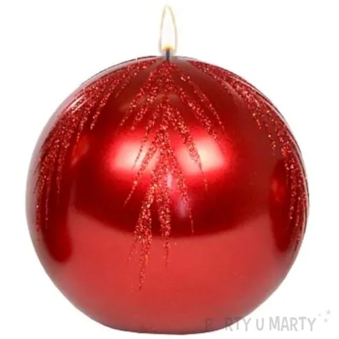 swieca kula galazki swierku czerwona adpal 100 mm