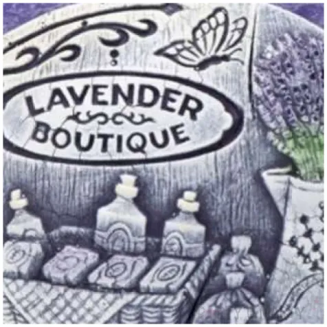 swieca kula lawendowa fi 100 bartek candles