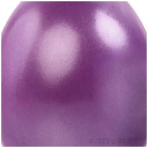 swieca kula metalik purpurowy partydeco 8 cm 6 szt