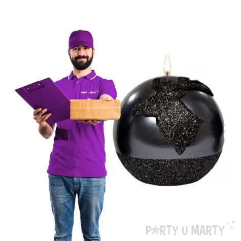 swieca kula renifer czarna adpal 100 mm