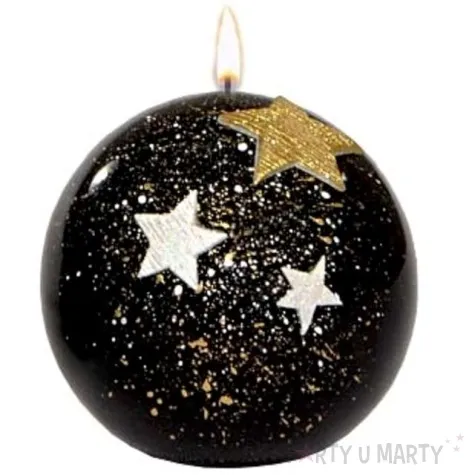 swieca kula trzy gwiazdki czarna adpal 80 mm