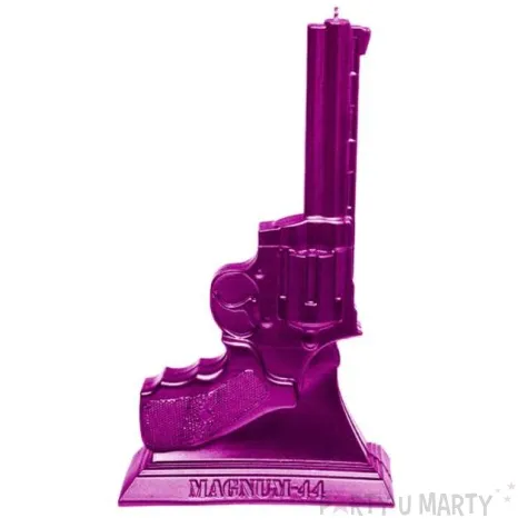 swieca magnum 44 rozowy metalik candellana