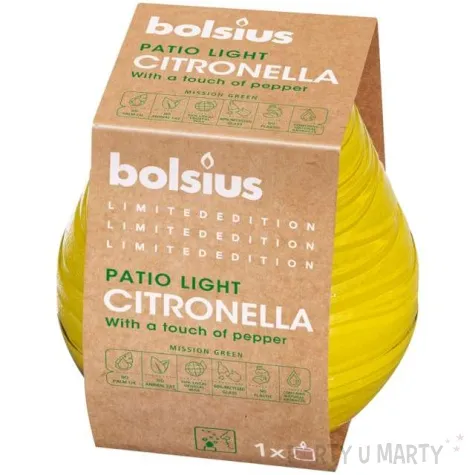 swieca ogrodowa patiolight eko sloneczny dzien bolsius 40h