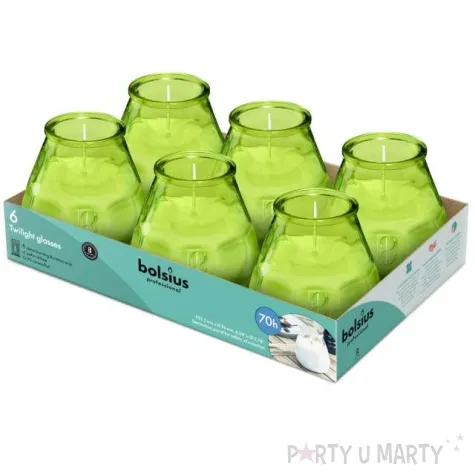 swieca ogrodowa twilight zielona jasna bolsius 104 96 mm 70h