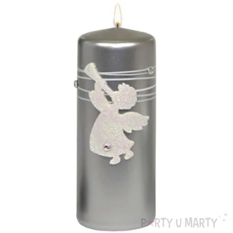 swieca pienkowa aniol rafael srebrna adpal 150 58 mm