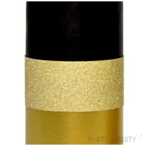 swieca pienkowa blyszczacy metalik czarno zlota adpal 150 58 mm