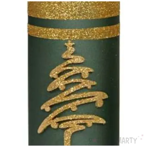 swieca pienkowa choinka zielona adpal 200 70 mm