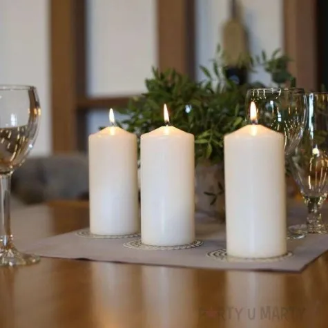 swieca pienkowa classic biala bispol 250 80 mm