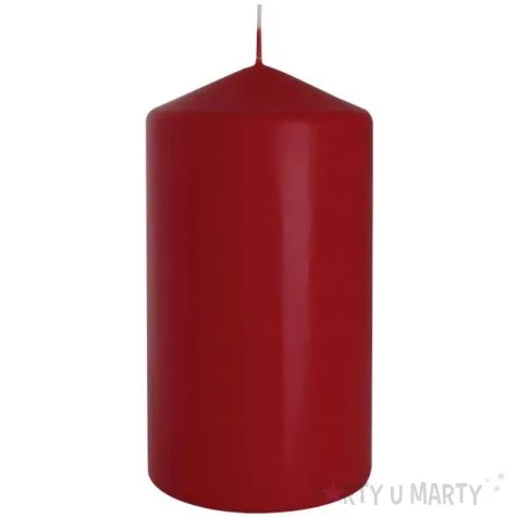 swieca pienkowa classic bordowa bispol 150 78 mm