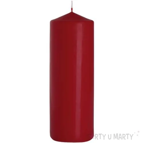 swieca pienkowa classic bordowa bispol 250 80 mm