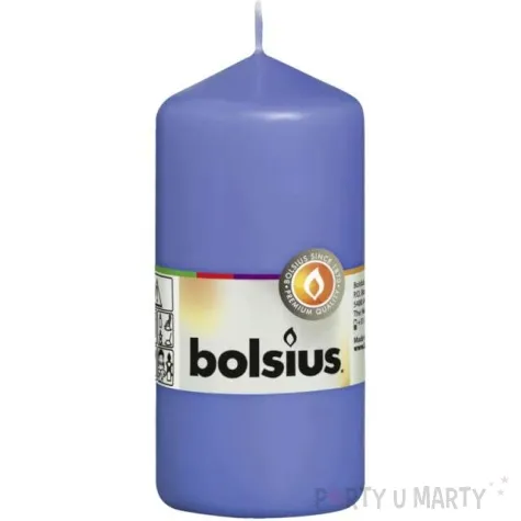 swieca pienkowa classic chabrowa bolsius 120 58 mm